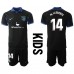 Cheap Atletico Madrid Marcos Llorente #14 Away Football Kit Children 2022-23 Short Sleeve (+ pants)